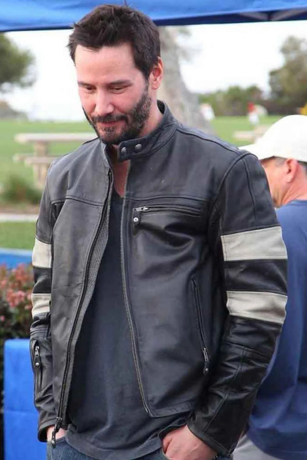 John Wick 2 Black Cafe Racer Leather Jacket - Torque Leather